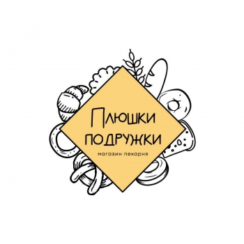 Логотип Плюшки-Подружки